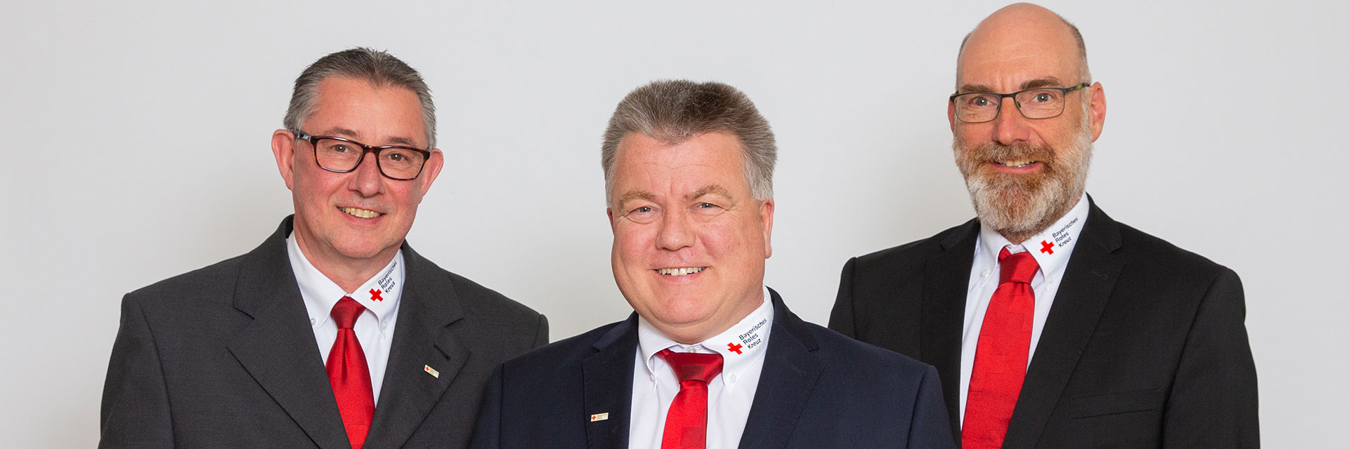 Die Kreisgeschäftsführung des BRK Kreisverband Rosenheim: v.l. Thomas Neugebauer (stellv. KGF), Direktor Martin Schmidt (KGF) und Stefan Müller (stellv. KGF)